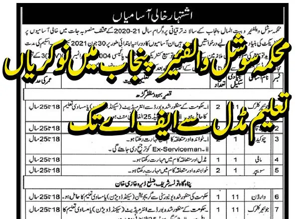 محکمہ سوشل والفئیر بیت المال 01