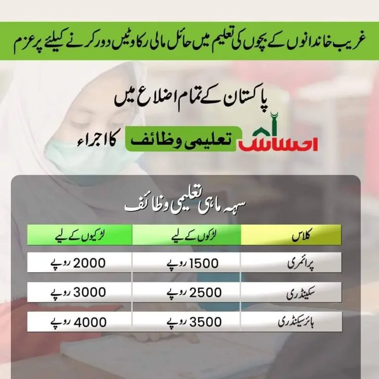 احساس تعلیمی وظائف پروگرام رجسٹریشن